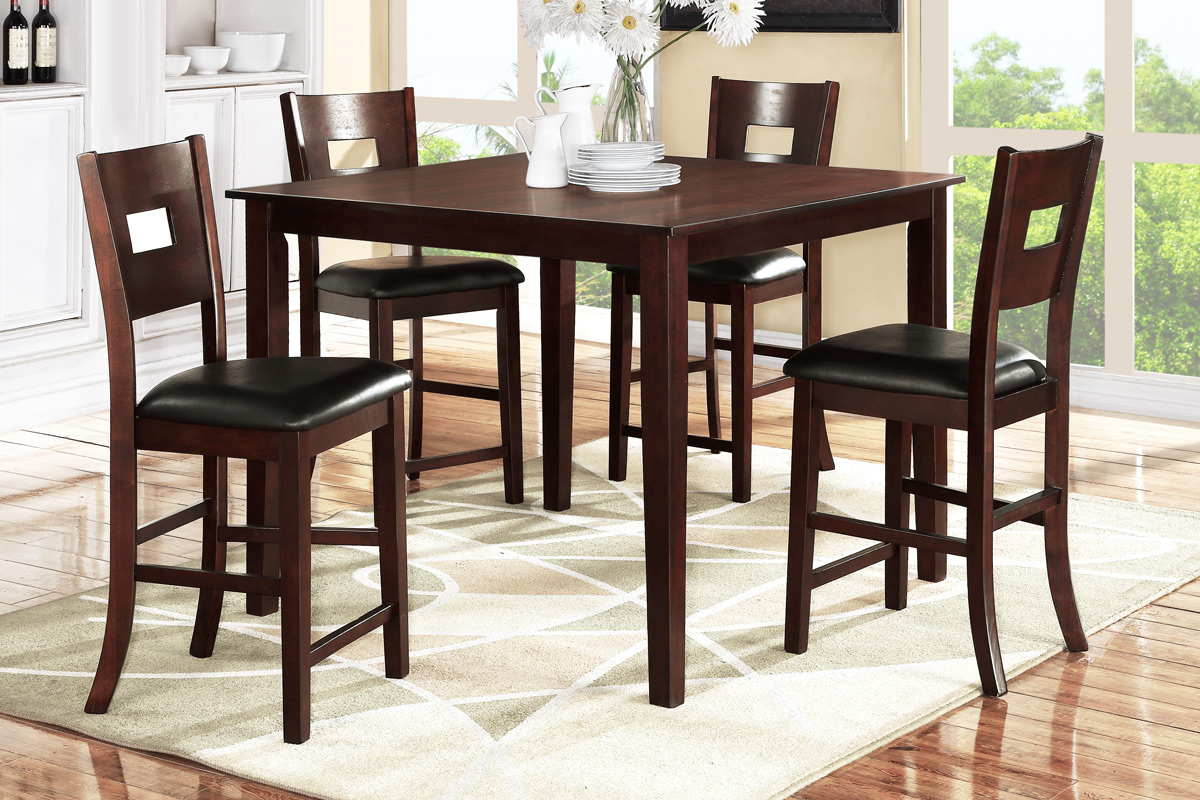 Counter Height Wood Dining Set F2115 Furniture Mattress Los