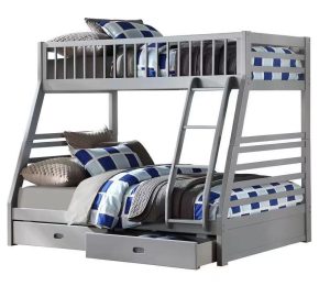 7588 Gray Mission Bunk Bed