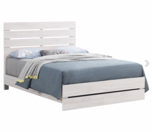 Brantford Panel Bed Coastal White